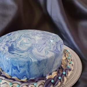 Mirror Glaze Cake