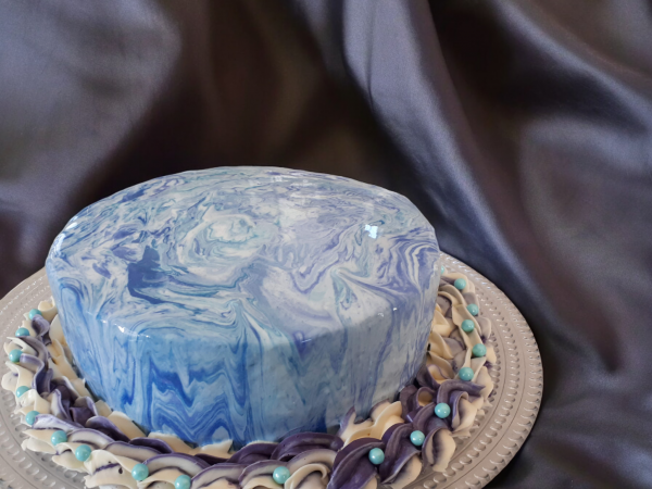 Mirror Glaze Cake