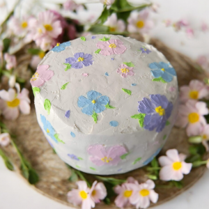 Palette Knife Painted Cake