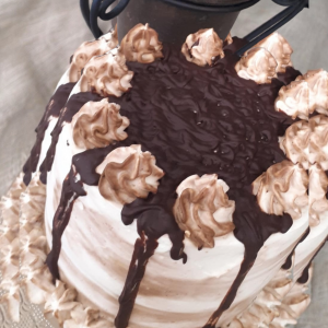 Chocolate and Cream Cake