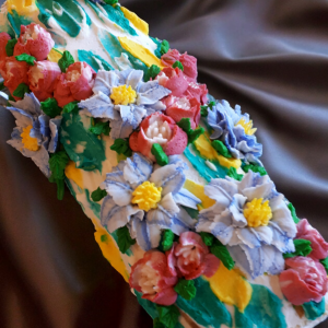 Spring Flower Swiss Roll
